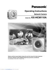 Panasonic OneHome KX-HCM110A Operating Instructions Manual