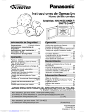 Panasonic NN-SN677 Instrucciones De Operación