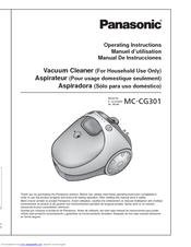 Panasonic MC-CG301 Operating Instructions Manual