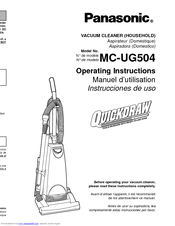 Panasonic MC-UG504 Operating Instructions Manual