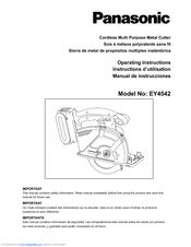 Panasonic EY4542XM Operating Instructions Manual