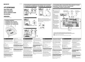 Sony HT-DDWG800 Quick Setup Manual