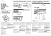 Sony HT-SS100 Quick Setup Manual