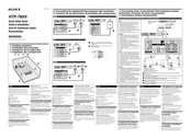 Sony HTP-78SS Quick Setup Manual