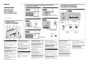 Sony STR-DG700 Quick Setup Manual
