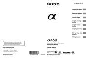 Sony DSLR-A450 Instruction Manual