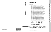 Sony DSC-TX7/R - Cyber-shot Digital Still Camera Instruction Manual