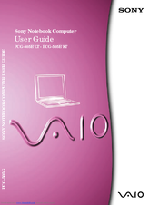 Sony VAIO PCG-505E/KT User Manual