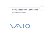 Sony VAIO PCG-C1VFLK User Manual