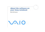 Sony Vaio PCG-FX401 Software Manual