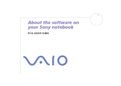 Sony VAIO PCG-GRX516MD Software Manual
