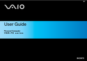 Sony VGN-FE21M User Manual
