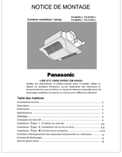 Panasonic FV-09VFL1 Notice De Montage