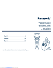 Panasonic ES8249K Operating Instructions Manual