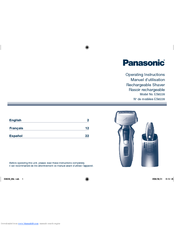 Panasonic ES-8228 Operating Instructions Manual