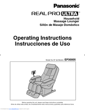 Panasonic EP30005TU Operating Instructions Manual