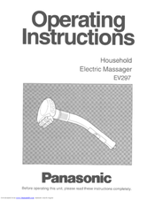 Panasonic EV297 Operating Instructions Manual
