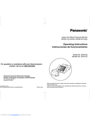 Panasonic EW-3122 Operating Manual