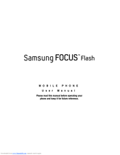 Samsung Focus Flash SGH-i677 User Manual