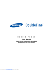 Samsung DoubleTime SGH-I857 User Manual