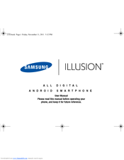 Samsung Illusion SCH-I110 User Manual