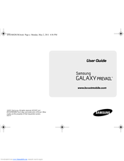 Samsung Galaxy Prevail SPH-M820 User Manual