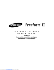 Samsung Freeform II User Manual