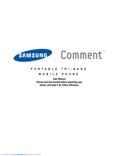 Samsung Comment DFX-5000 User Manual