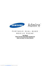 Samsung Admire User Manual