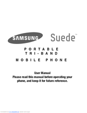 Samsung Suede R710 User Manual