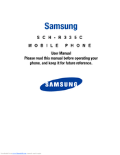 Samsung TracFone SCH-R335C User Manual