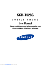 Samsung TracFone SGH-T528G User Manual
