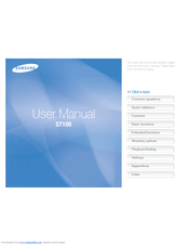 Samsung VLUU ST100 User Manual