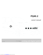 a/d/s/ P240 PowerPlate amplifier original owner's manual