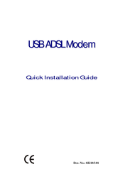 Abocom USB ADSL Modem UAM700 Quick Installation Manual