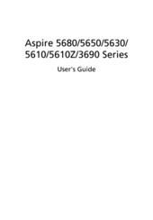 Acer Aspire 5650 User Manual