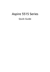 Acer Aspire 5515 Series Quick Manual