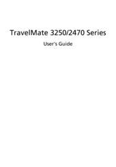 Acer TravelMate 3250 Series User Manual