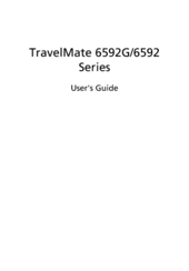 Acer TravelMate 6592G Series User Manual