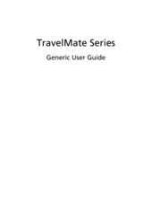 Acer TravelMate Timeline 8371 Generic User Manual