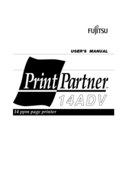 Fujitsu PrintPartner 14ADV User Manual
