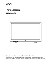 AOC A42W64AT4 User Manual