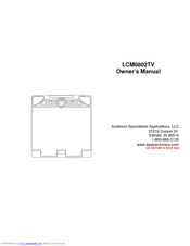 ASA Electronics LCM0802TV Owner's Manual