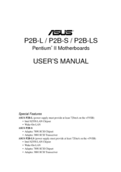 Asus P2B-LS User Manual