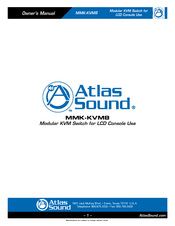 Atlas MMK-KVM8 Owner's Manual