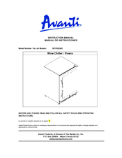Avanti WCR520AS Instruction Manual