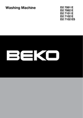 Beko D2 7081 E Owner's Manual