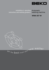 Beko AUTOMATIC WASHING MACHINE WMA 647 S Installation & Operating Manual