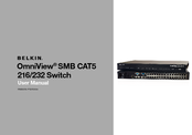 Belkin OmniView SMB CAT5 216 Switch User Manual