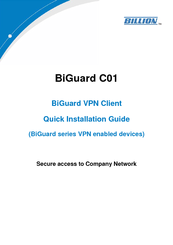 Billion BiGuard C01 Quick Installation Manual